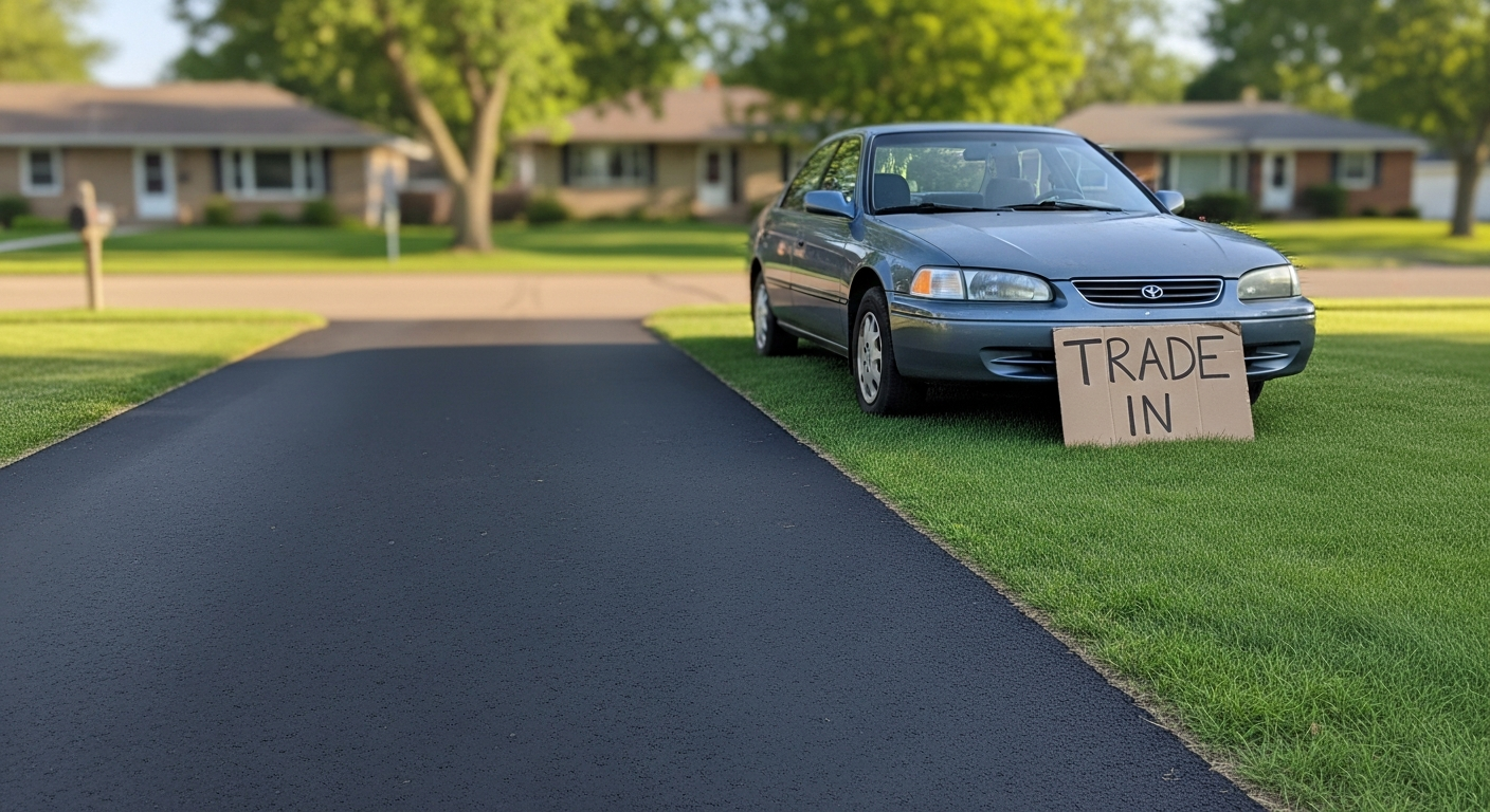 Why John & Jerry Takes Cars, Boats, and More as Trade-Ins on Paving Projects - asphalt and concrete tips from John & Jerry Maple Grove MN
